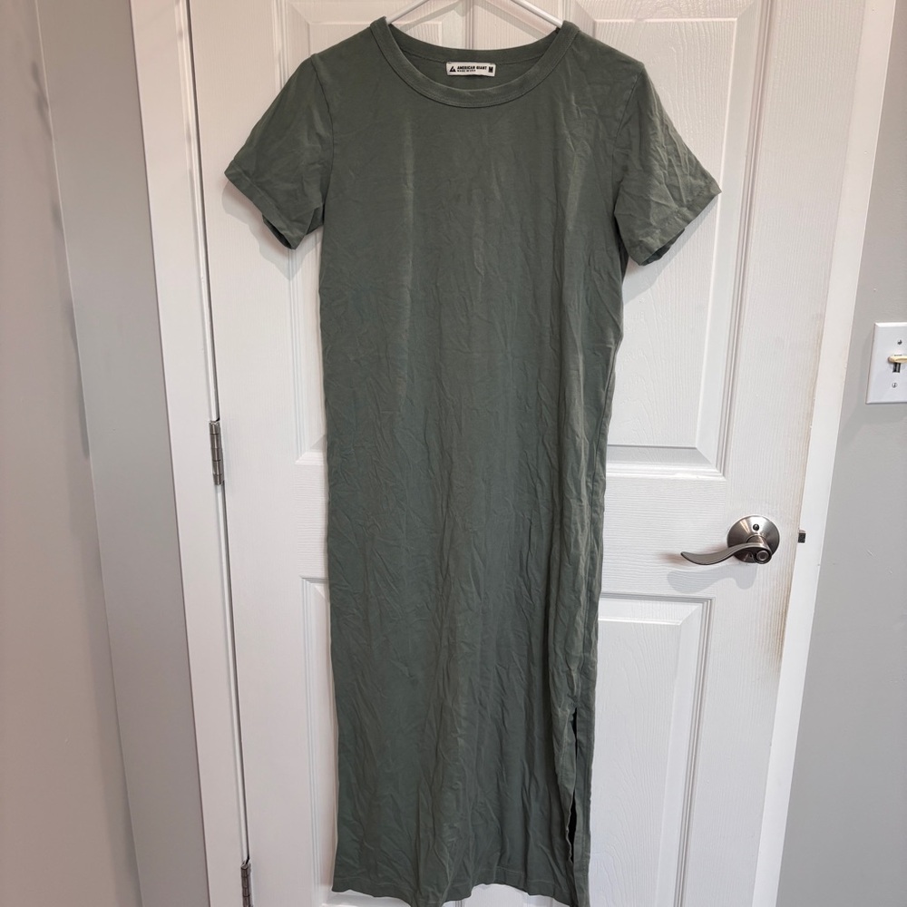 American Giant Green Maxi Dress